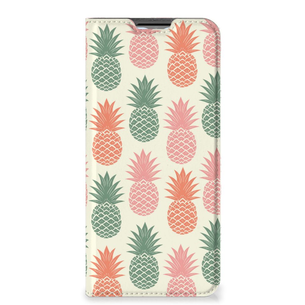 OPPO A54s | A16 | A16s Flip Style Cover Ananas - B2C Telecom