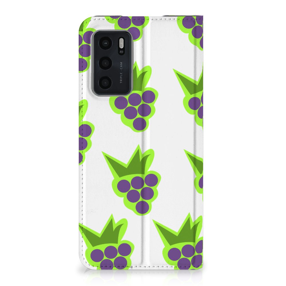OPPO A54s | A16 | A16s Flip Style Cover Druiven - B2C Telecom