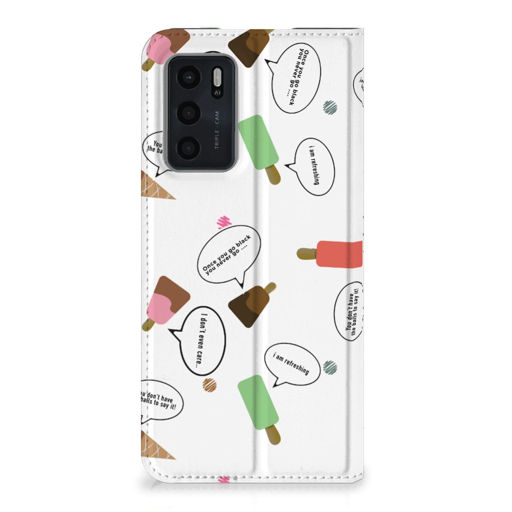 OPPO A54s | A16 | A16s Flip Style Cover IJsjes - B2C Telecom