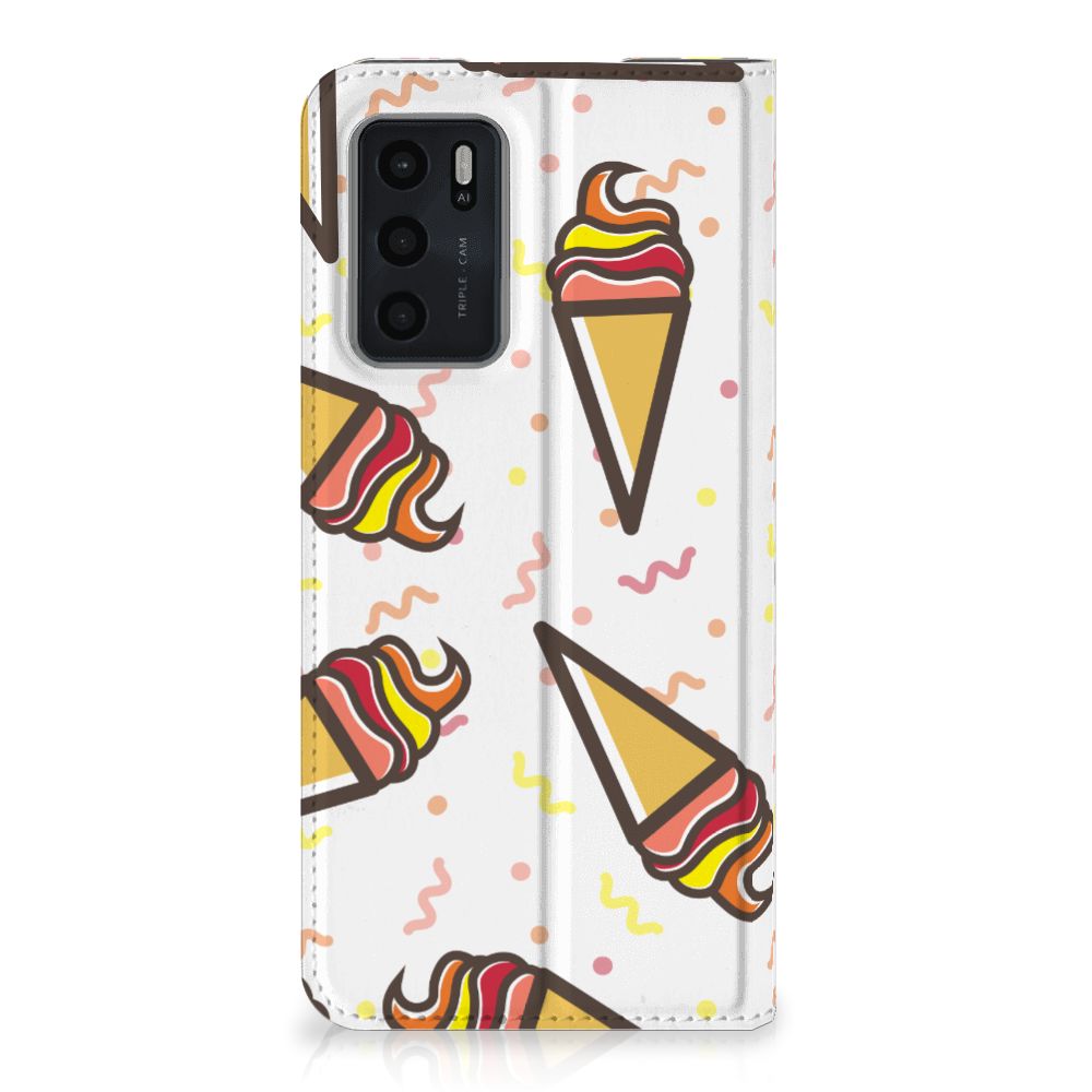 OPPO A54s | A16 | A16s Flip Style Cover Icecream - B2C Telecom