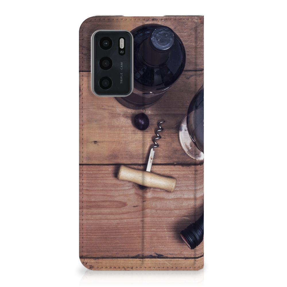 OPPO A54s | A16 | A16s Flip Style Cover Wijn - B2C Telecom