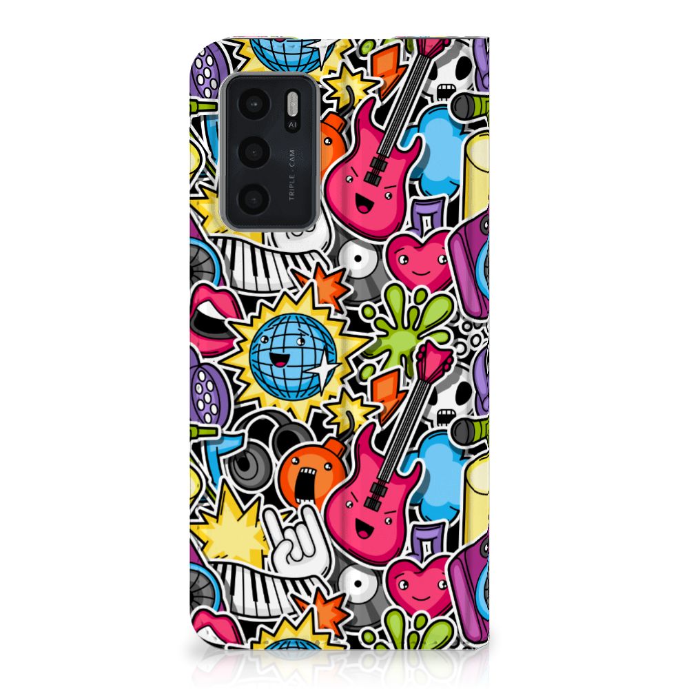 OPPO A54s | A16 | A16s Hippe Standcase Punk Rock - B2C Telecom