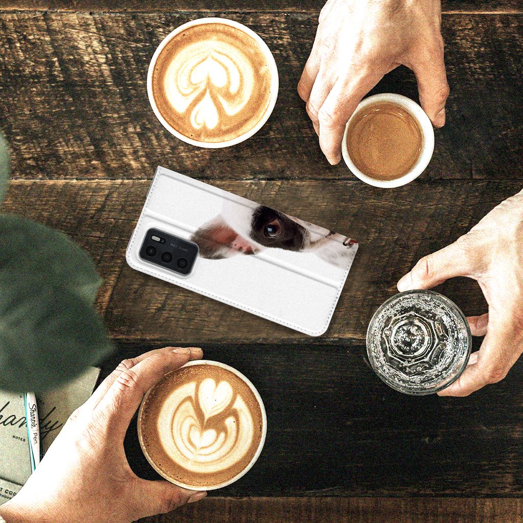 OPPO A54s | A16 | A16s Hoesje maken Franse Bulldog - B2C Telecom