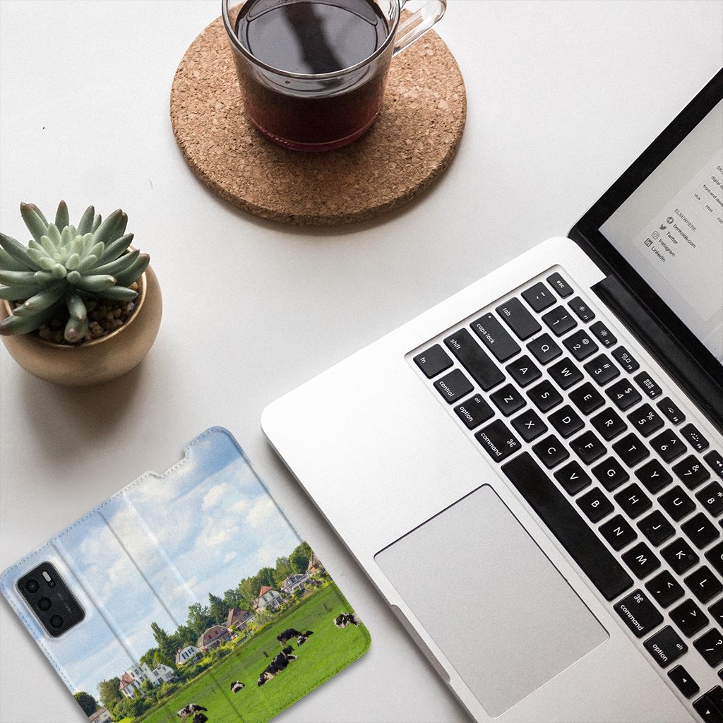 OPPO A54s | A16 | A16s Hoesje maken Koeien - B2C Telecom