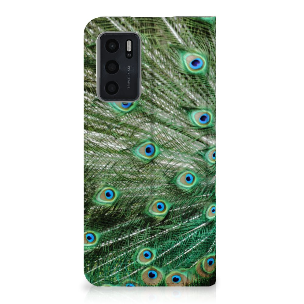 OPPO A54s | A16 | A16s Hoesje maken Pauw - B2C Telecom