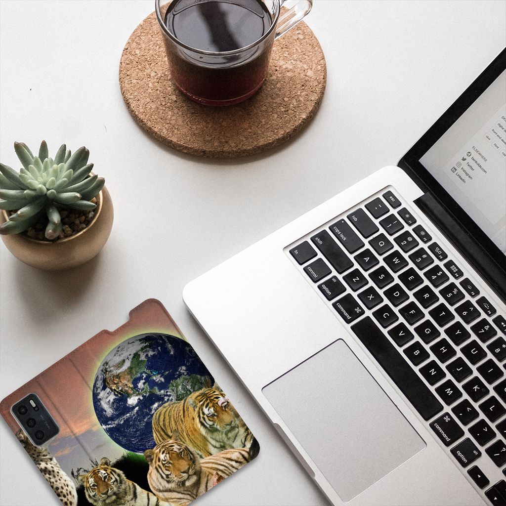 OPPO A54s | A16 | A16s Hoesje maken Roofdieren - B2C Telecom