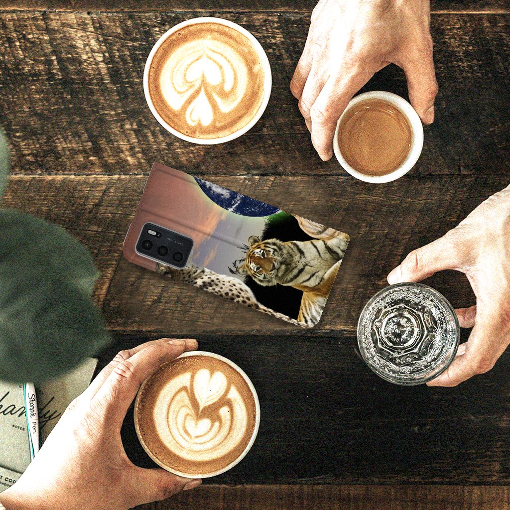 OPPO A54s | A16 | A16s Hoesje maken Roofdieren - B2C Telecom