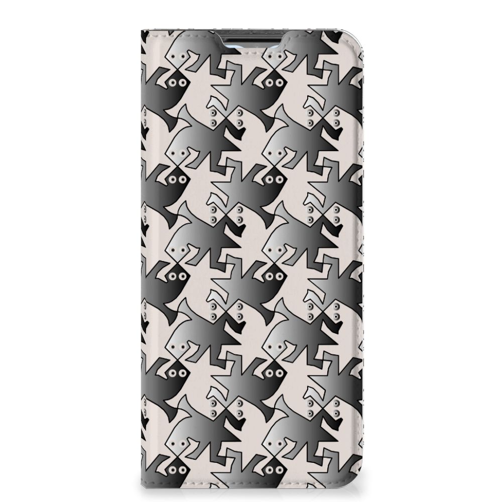 OPPO A54s | A16 | A16s Hoesje maken Salamander Grey - B2C Telecom