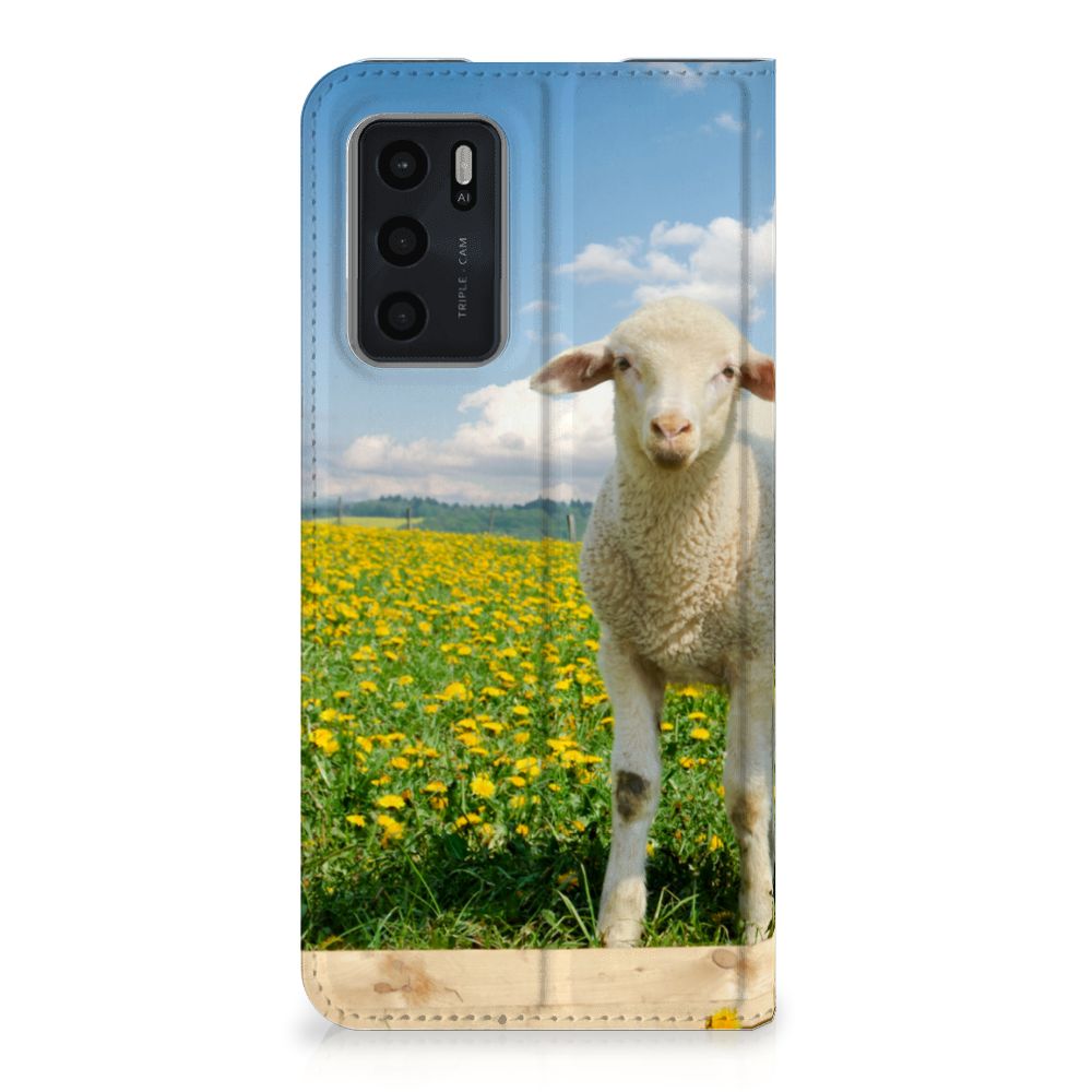OPPO A54s | A16 | A16s Hoesje maken Schaap en Lammetje - B2C Telecom