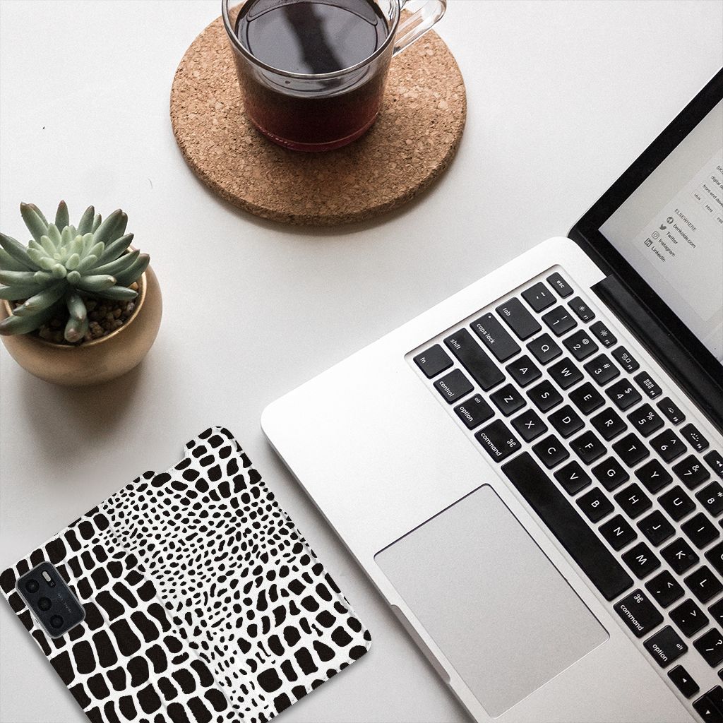 OPPO A54s | A16 | A16s Hoesje maken Slangenprint - B2C Telecom