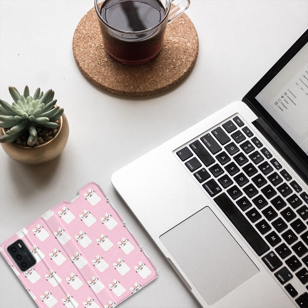 OPPO A54s | A16 | A16s Hoesje maken Sleeping Cats - B2C Telecom