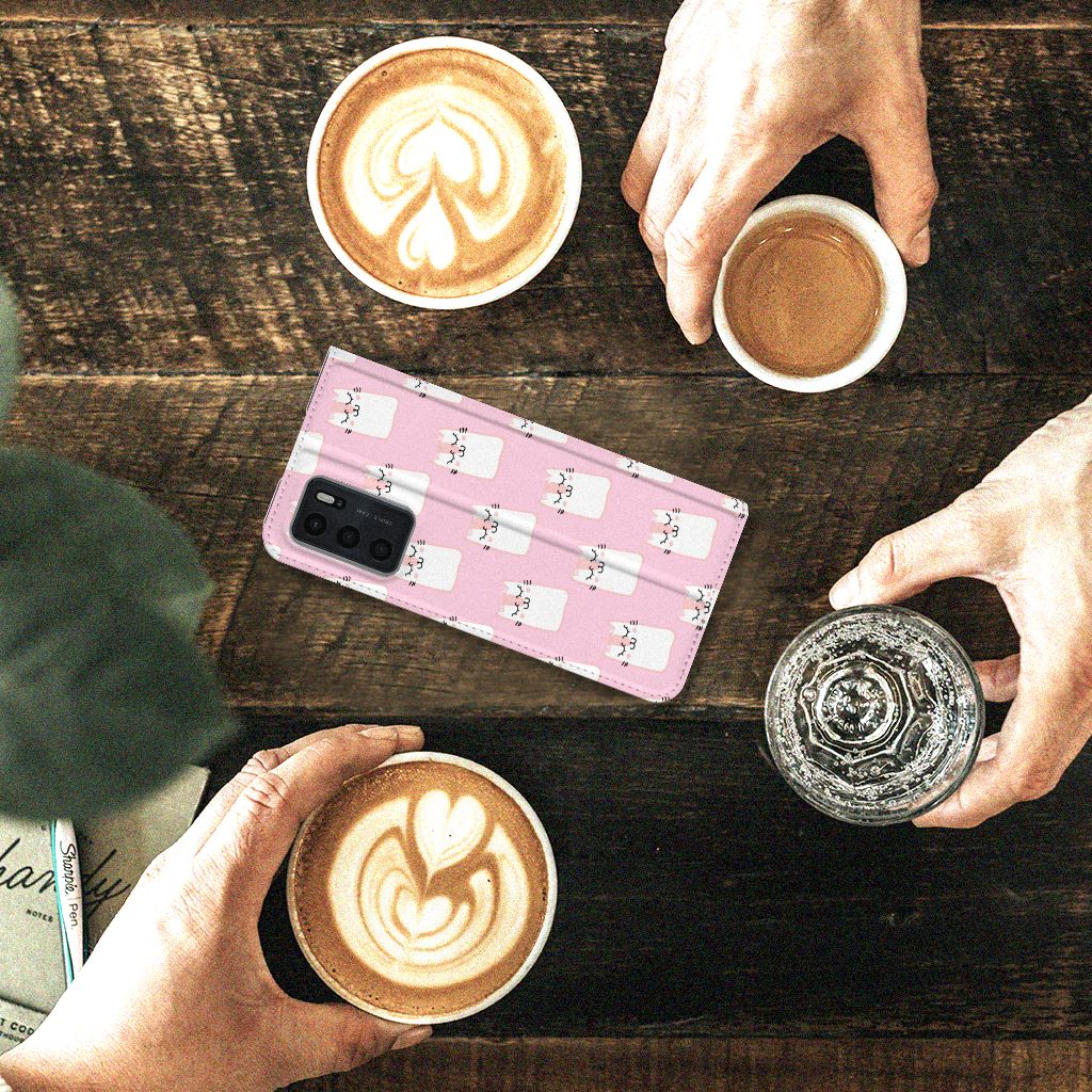 OPPO A54s | A16 | A16s Hoesje maken Sleeping Cats - B2C Telecom