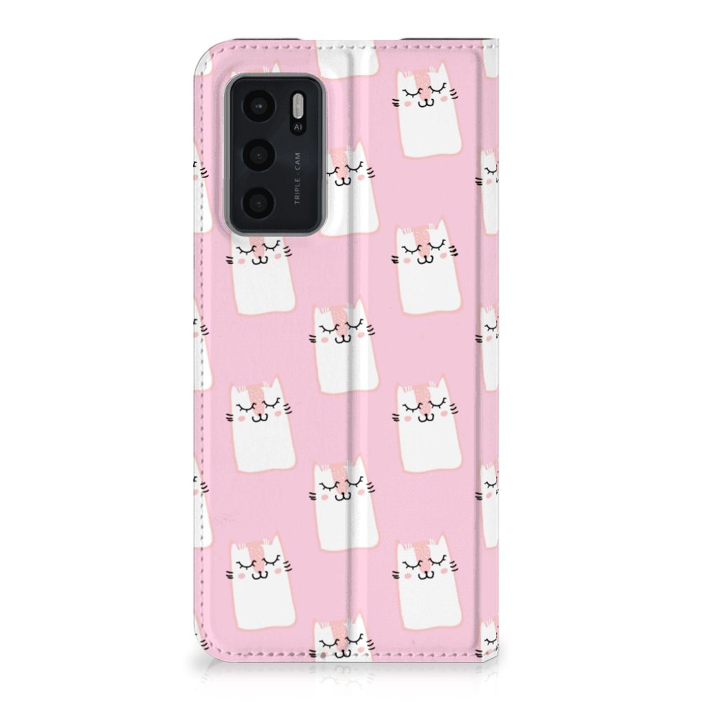 OPPO A54s | A16 | A16s Hoesje maken Sleeping Cats - B2C Telecom