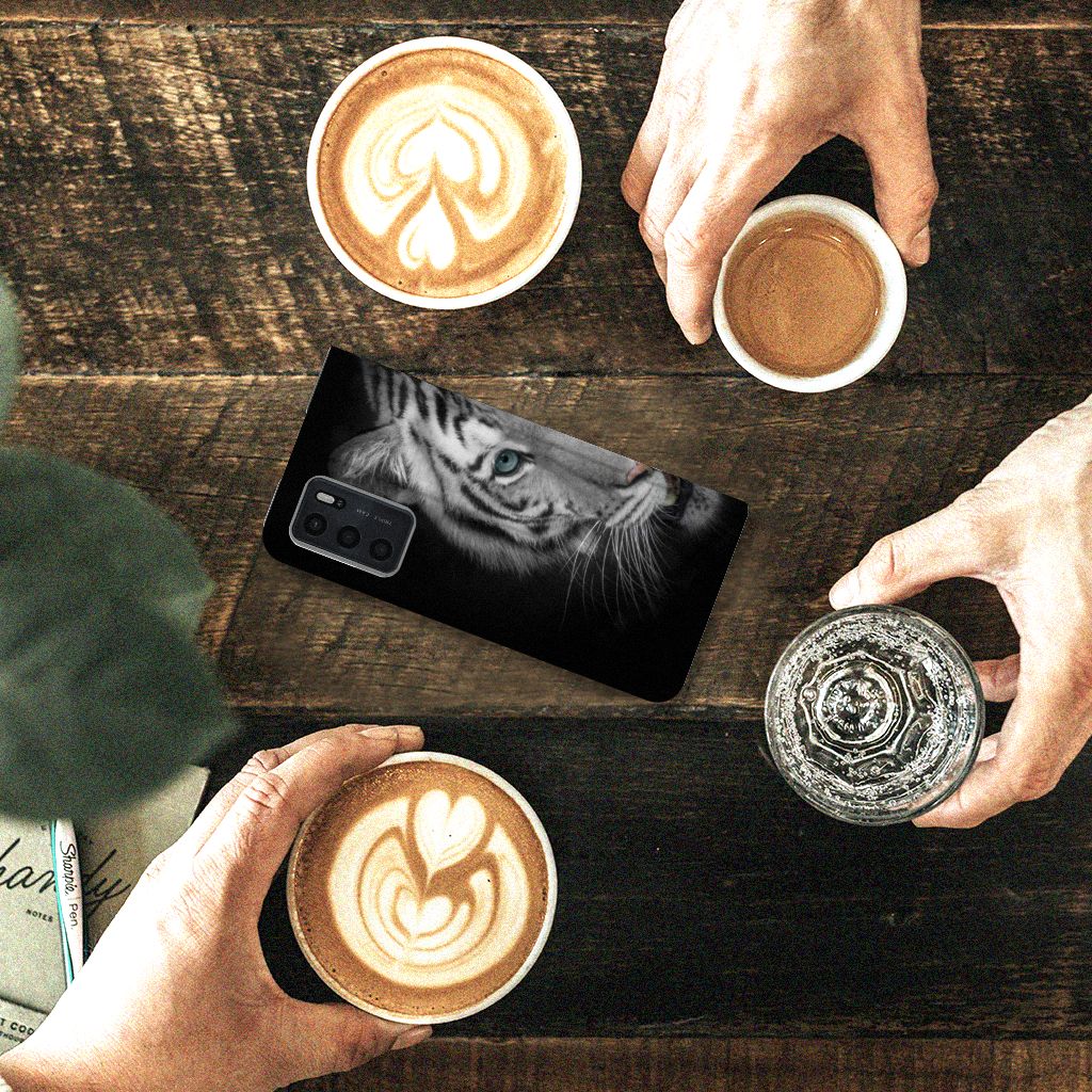 OPPO A54s | A16 | A16s Hoesje maken Tijger - B2C Telecom