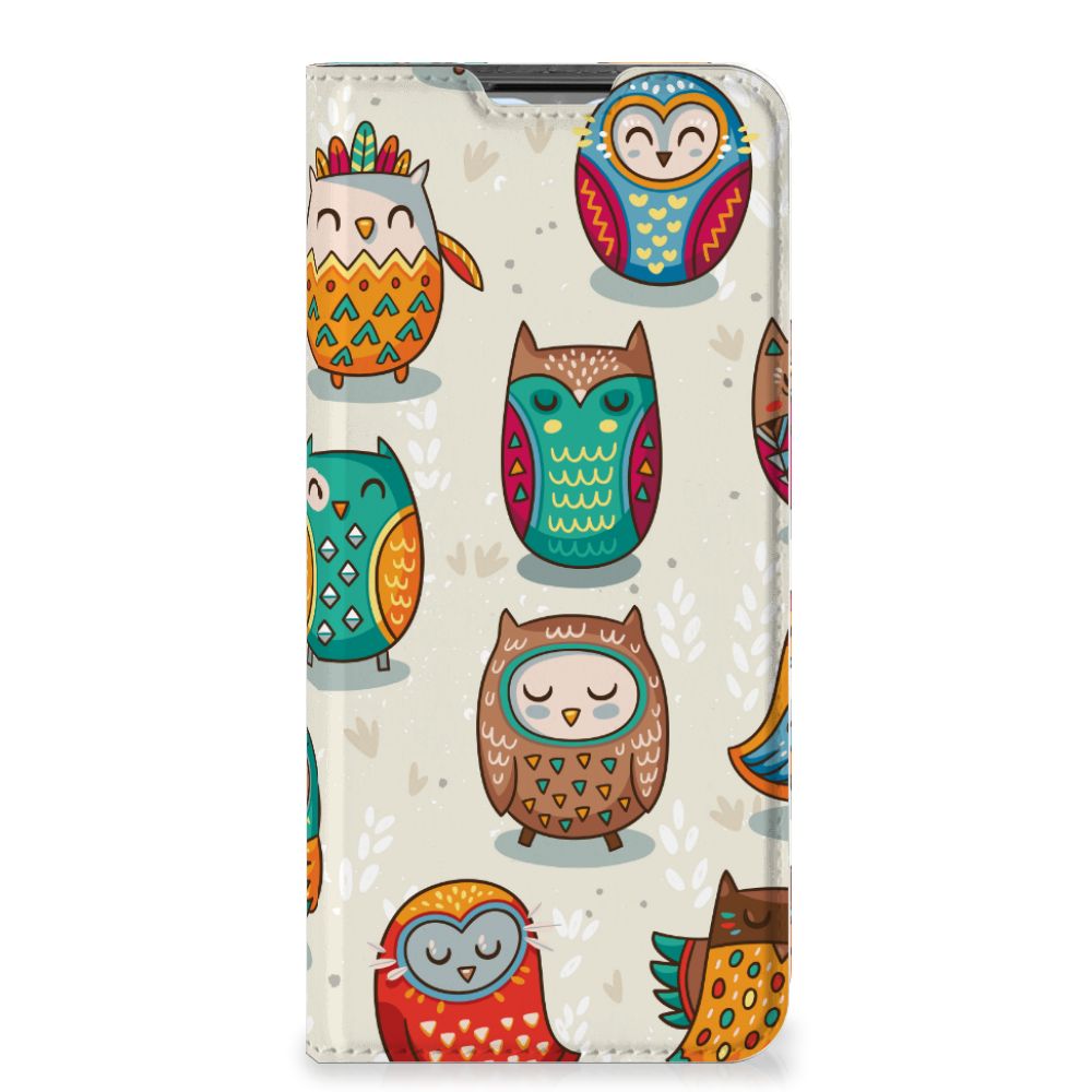 OPPO A54s | A16 | A16s Hoesje maken Vrolijke Uilen - B2C Telecom