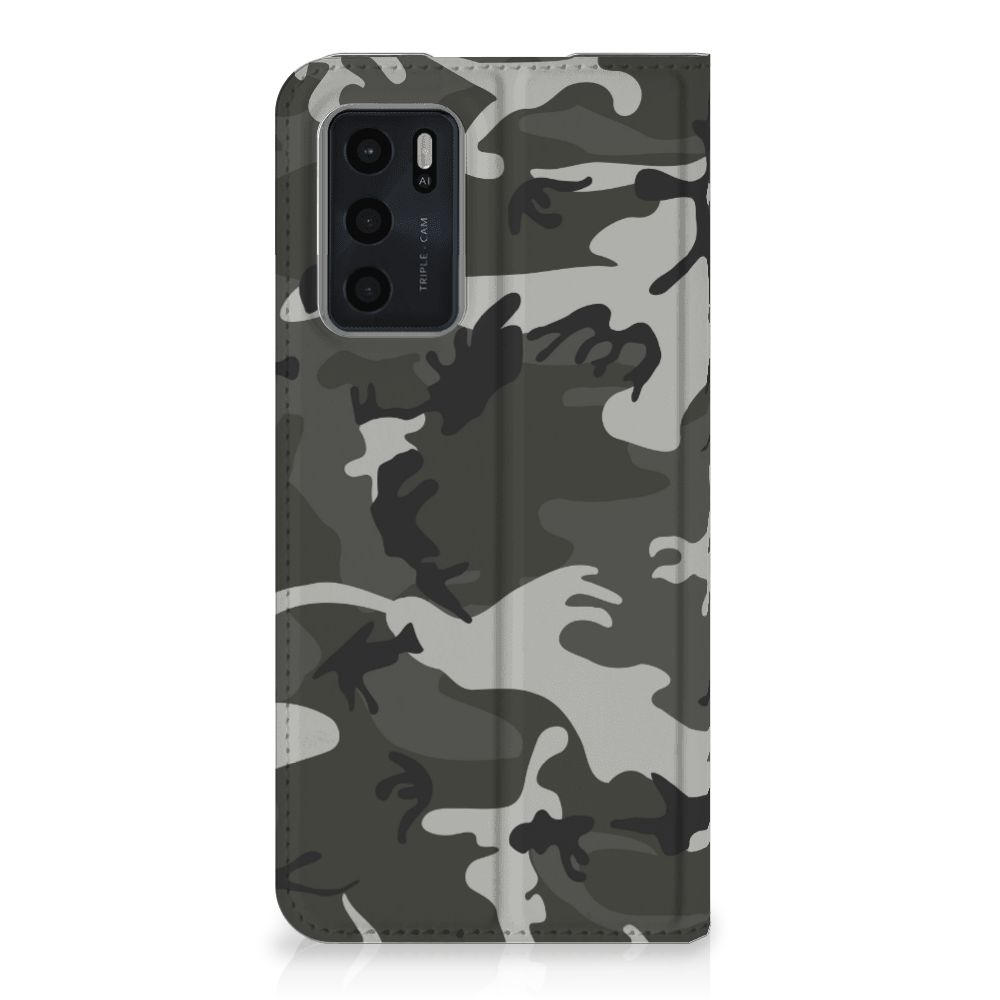 OPPO A54s | A16 | A16s Hoesje met Magneet Army Light - B2C Telecom