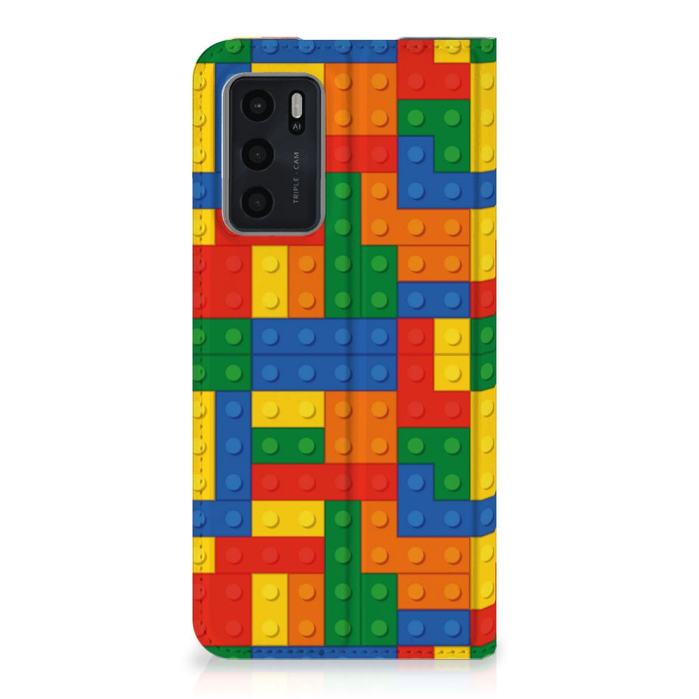 OPPO A54s | A16 | A16s Hoesje met Magneet Blokken - B2C Telecom