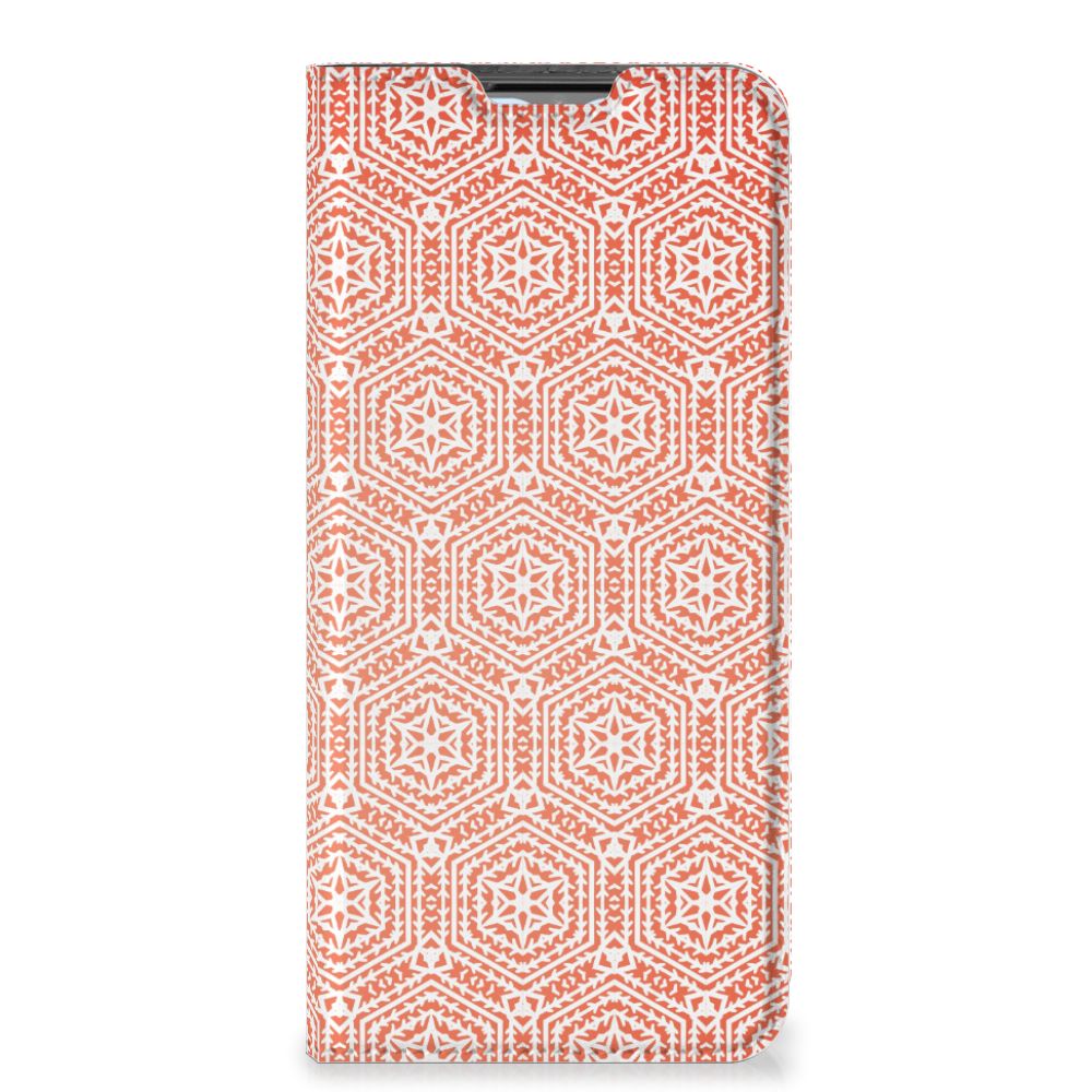 OPPO A54s | A16 | A16s Hoesje met Magneet Pattern Orange - B2C Telecom
