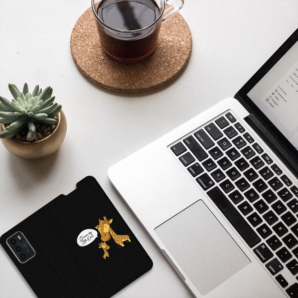 OPPO A54s | A16 | A16s Magnet Case Giraffe - B2C Telecom