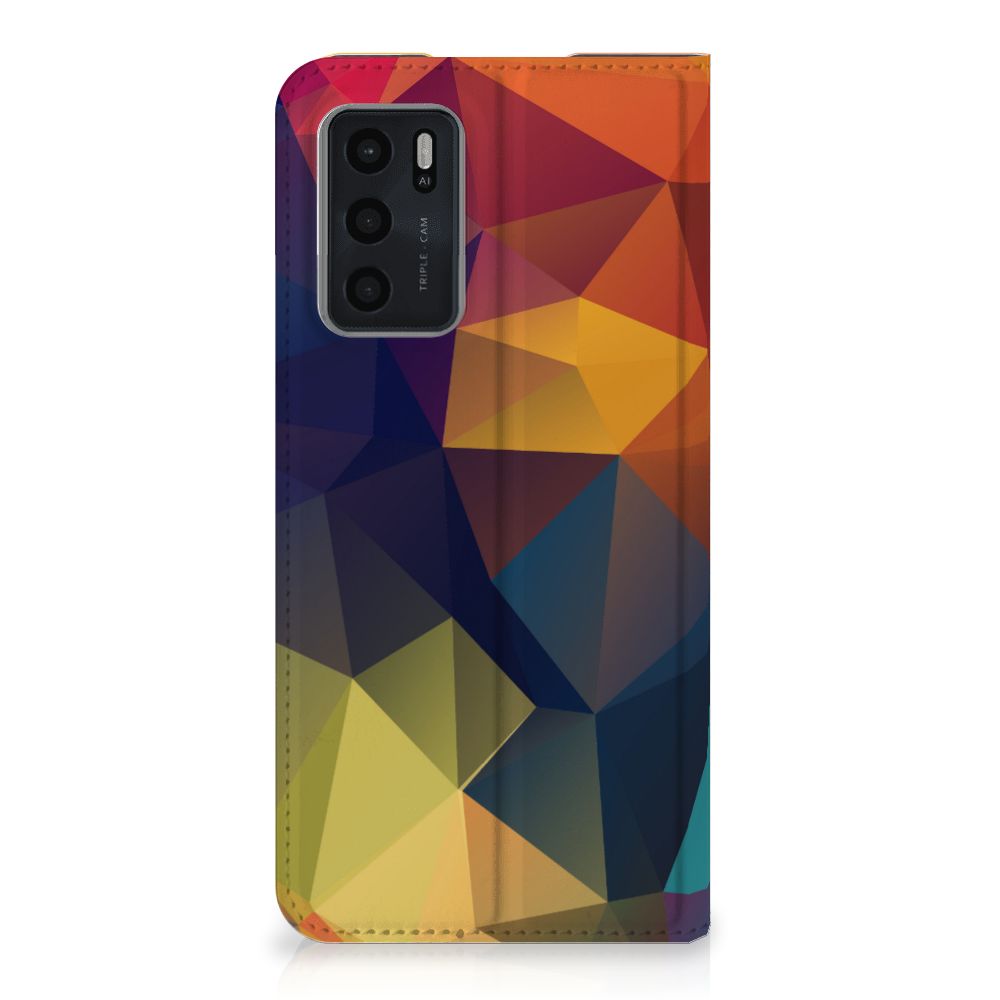 OPPO A54s | A16 | A16s Stand Case Polygon Color - B2C Telecom
