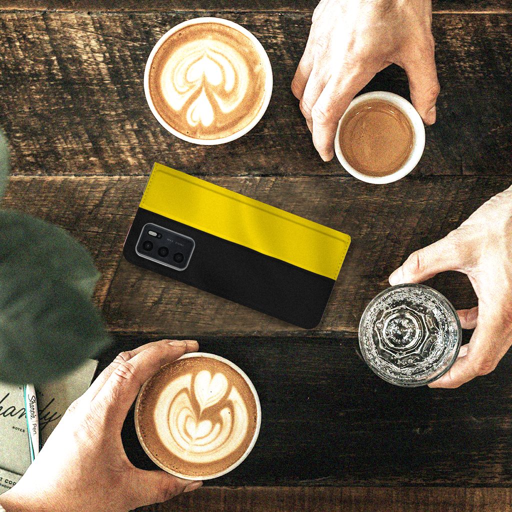 OPPO A54s | A16 | A16s Standcase Belgische Vlag - B2C Telecom