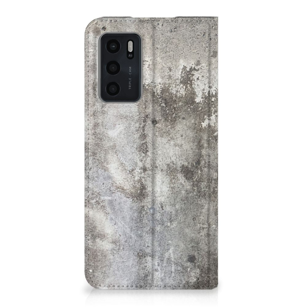 OPPO A54s | A16 | A16s Standcase Beton Print - B2C Telecom