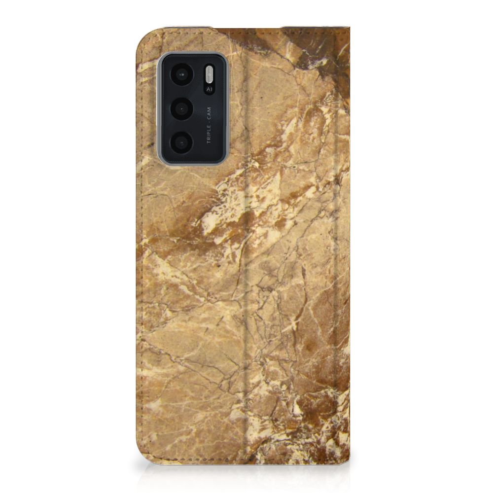 OPPO A54s | A16 | A16s Standcase Marmer Creme - B2C Telecom