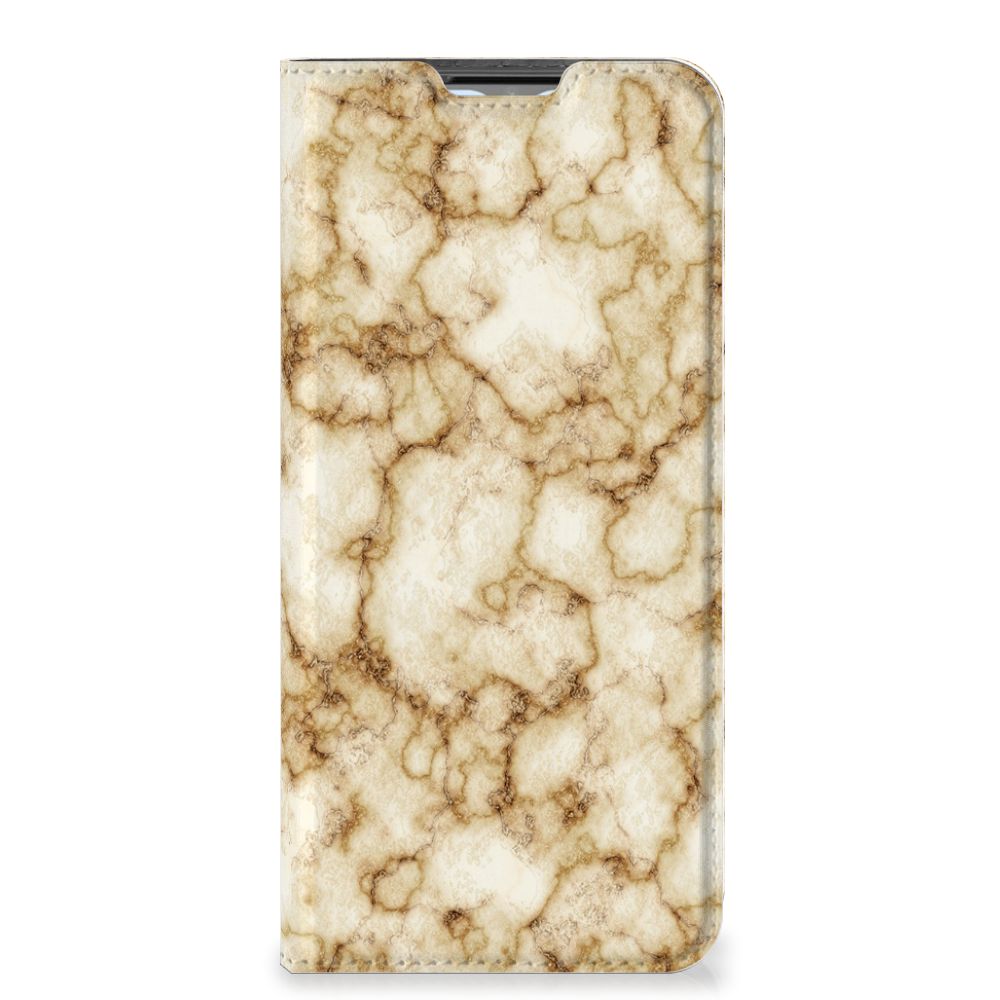 OPPO A54s | A16 | A16s Standcase Marmer Goud - B2C Telecom
