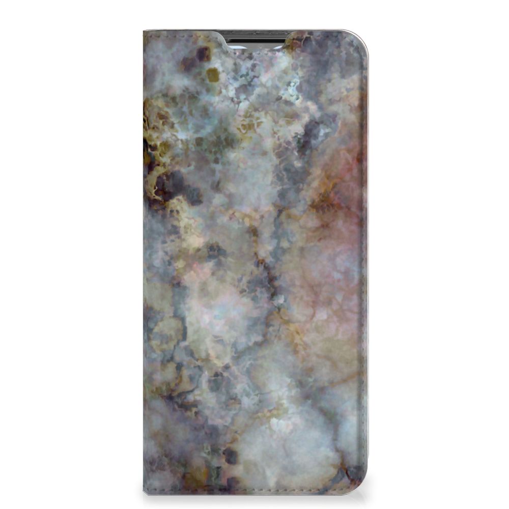 OPPO A54s | A16 | A16s Standcase Marmer Grijs - B2C Telecom