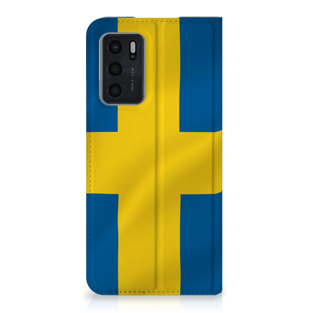 OPPO A54s | A16 | A16s Standcase Zweden - B2C Telecom
