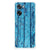 OPPO A57 A57s A77 4G Stevig Telefoonhoesje Wood Blue achteraanzicht