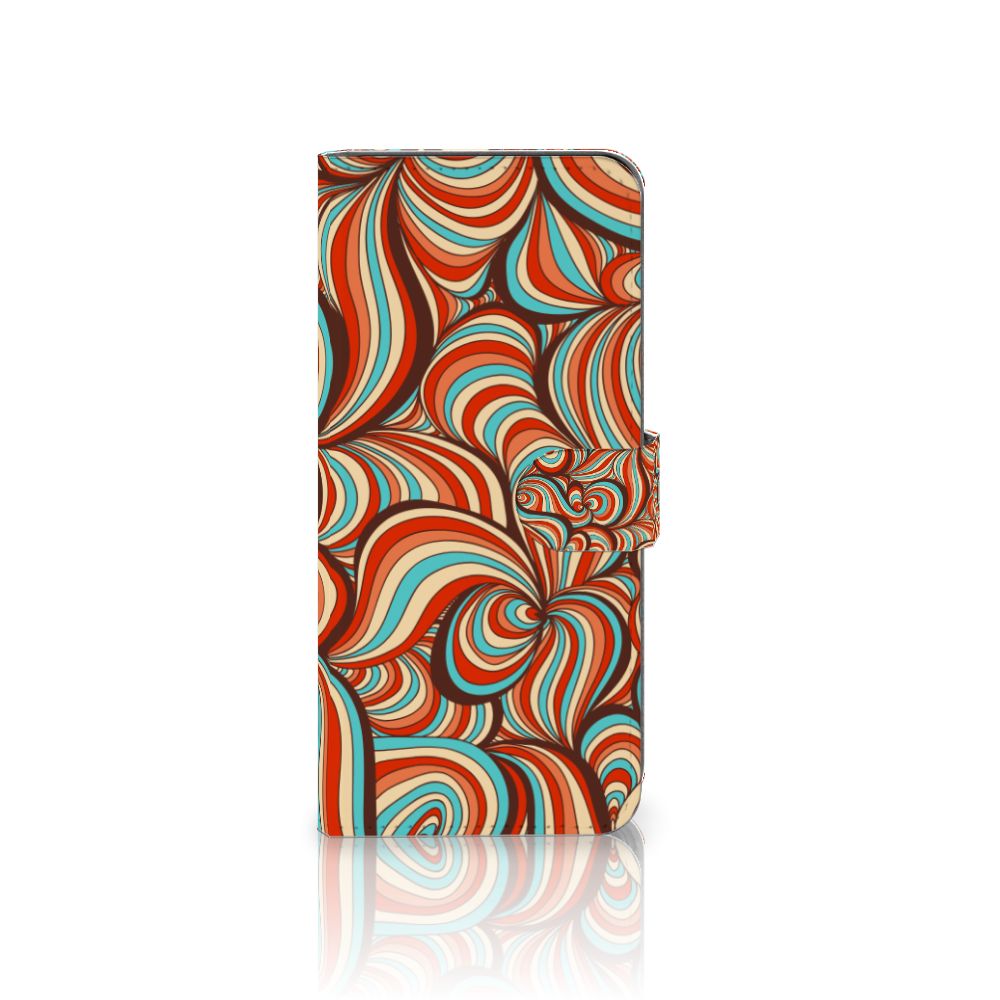 OPPO A58 4G Hoesje Retro hoesje retro kleuren ontwerp aanzicht