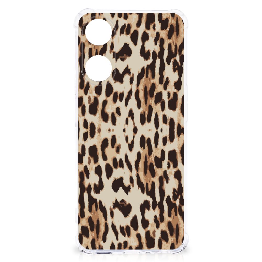 OPPO A58 | A78 5G Case Anti-shock Leopard achterkant design