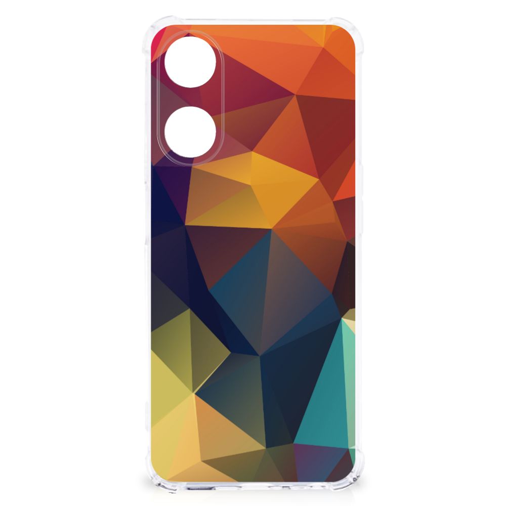 OPPO A58 | A78 5G Shockproof Case Polygon Color B2C Telecom