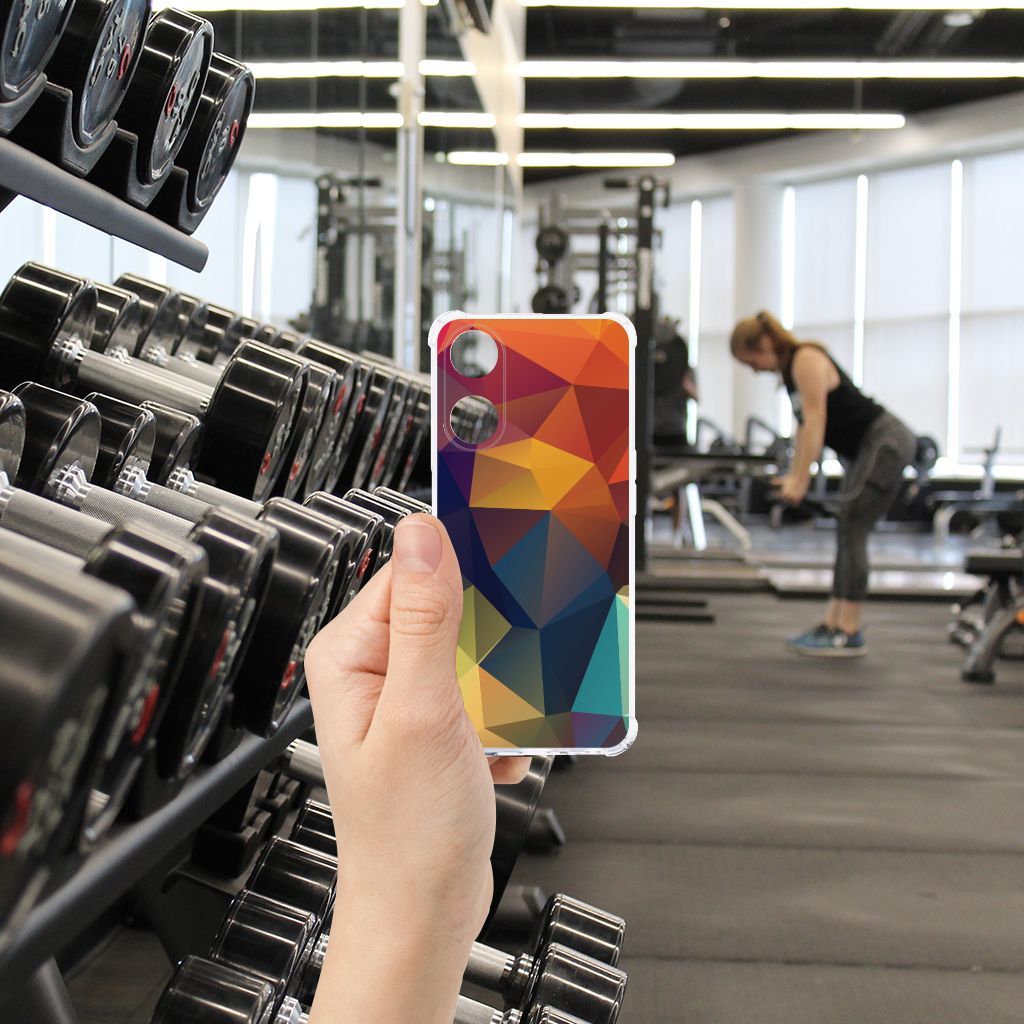 OPPO A58 | A78 5G Shockproof Case Polygon Color B2C Telecom