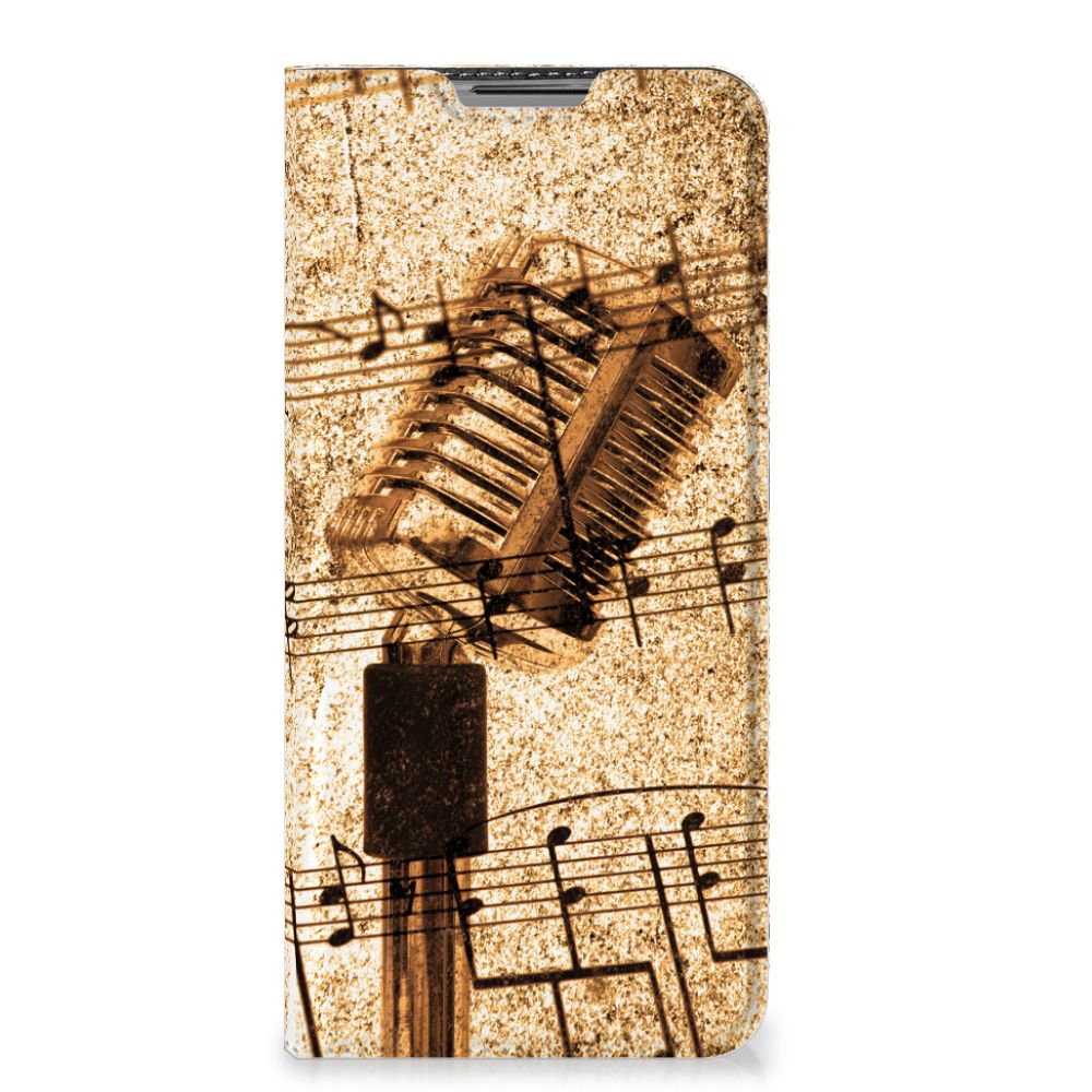 OPPO A73 5G Stand Case Bladmuziek - B2C Telecom