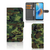 OPPO A74 4G Telefoon Hoesje Army Dark telefoonhoesje camouflage aanzicht