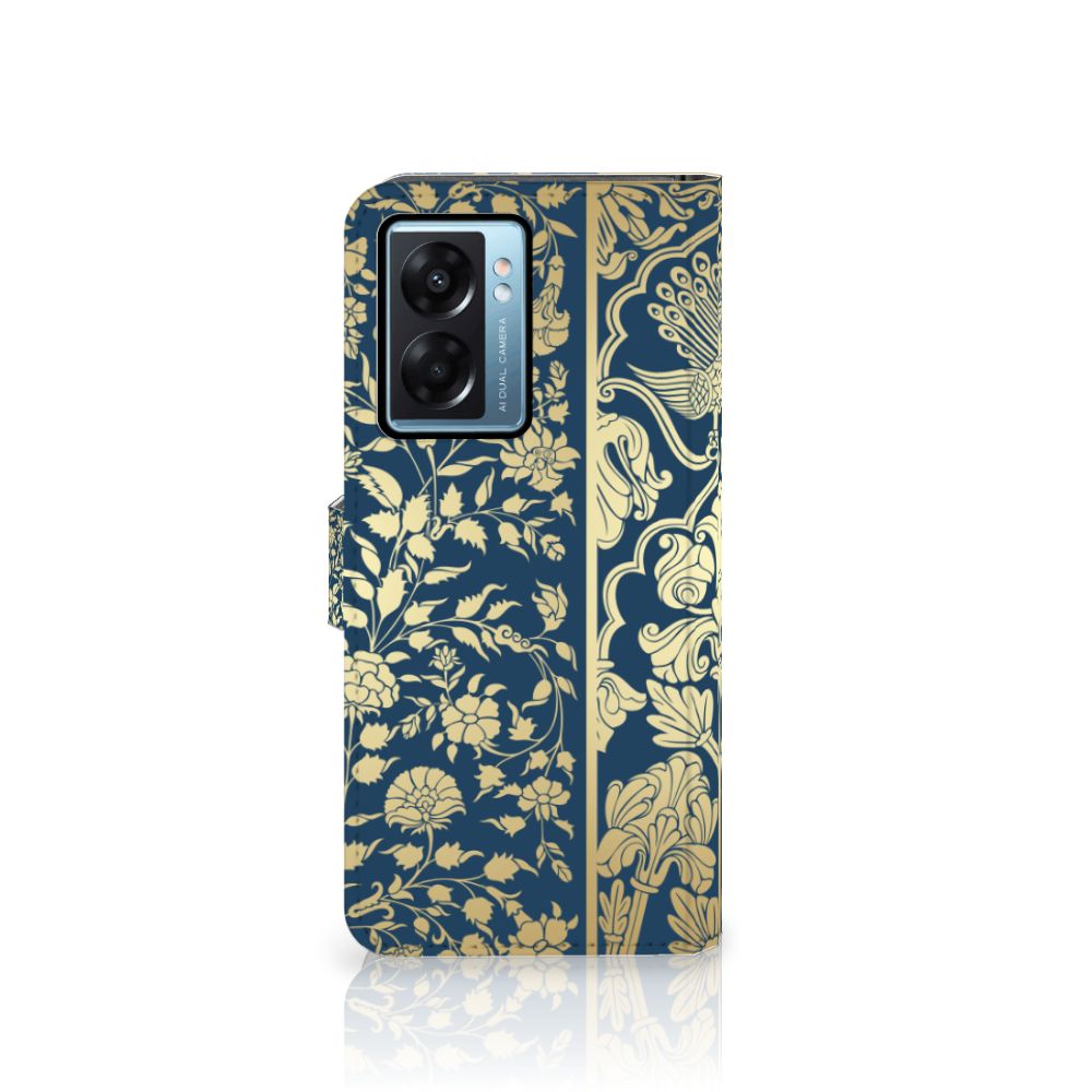 OPPO A77 5G | A57 5G Hoesje Beige Flowers