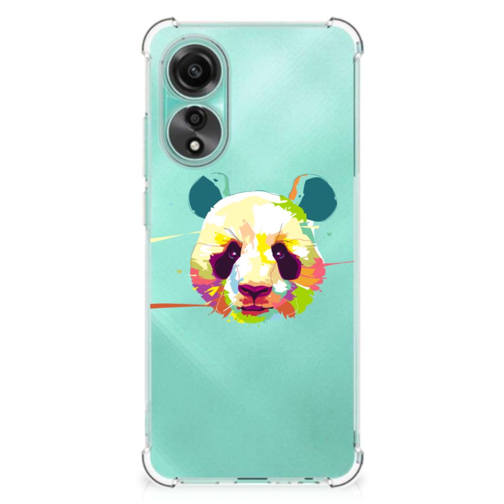 OPPO A78 4G Stevig Bumper Hoesje Panda Color B2C Telecom