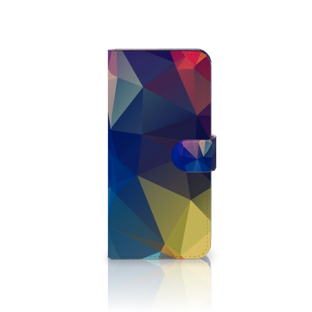 OPPO A78 5G | A58 5G Book Case Polygon Dark met abstract design voor bescherming en gebruiksgemak 🌈