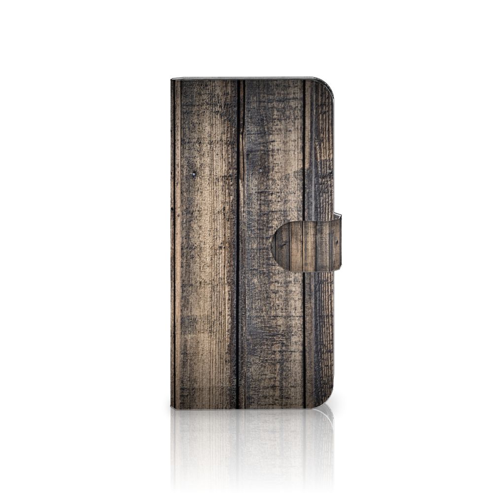 OPPO A78 5G A58 5G Book Style Case Steigerhout bookstyle case hout design gezicht