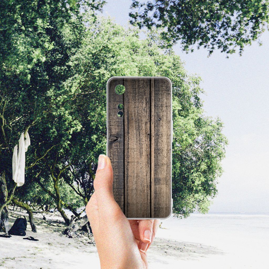 OPPO A78 5G A58 5G Bumper Hoesje Steigerhout steigerhout hand natuur