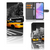 OPPO A78 5G | A58 5G Flip Cover New York Taxi hoesje zwart wit aanzicht