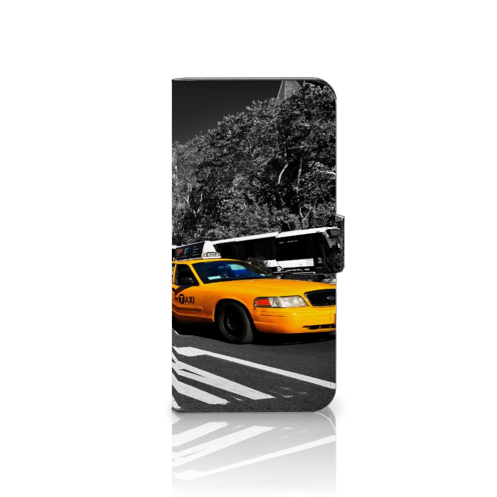 OPPO A78 5G | A58 5G Flip Cover New York Taxi design taxi aanzicht