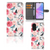 OPPO A78 5G | A58 5G Hoesje Butterfly Roses telefoonhoesje roze vlinders rozen