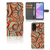 OPPO A78 5G | A58 5G Hoesje Retro retro design kleurrijk aanzicht