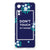 OPPO A78 5G | A58 5G Silicone-hoesje Flowers Blue DTMP achterkant