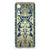 OPPO A78 5G | A58 5G TPU Case Beige Flowers ontwerp peacock bloemen donkerblauw