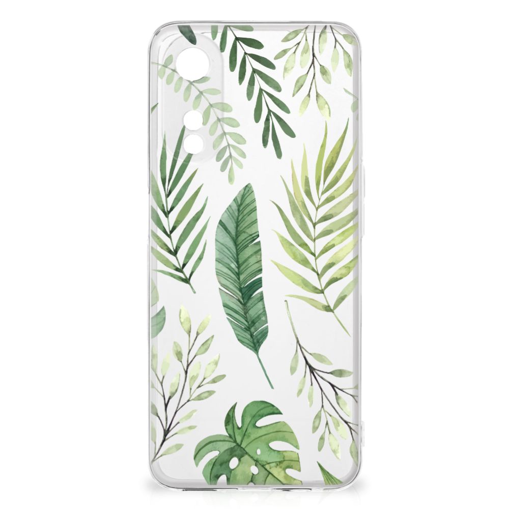 OPPO A78 5G | A58 5G TPU Case Leaves bladeren design voorzijde