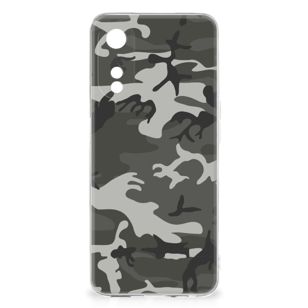 OPPO A78 5G | A58 5G TPU bumper Army Light camouflage ontwerp achterkant